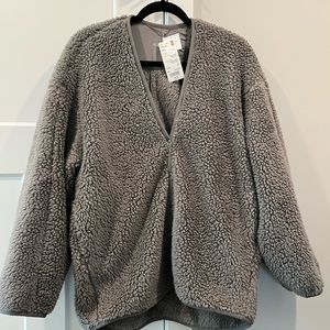 Uniqlo Women’s Light Pile Fleece cardigan - size S